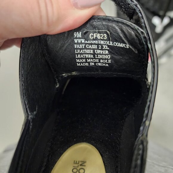 Kenneth Cole Reaction Black Leather Loafer Dress Shoe Boys Size 9M - Picture 12 of 12